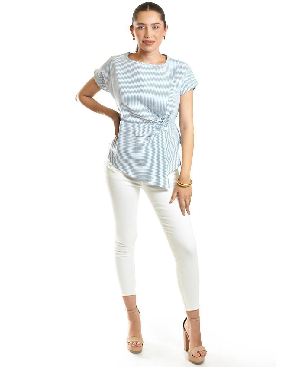 Blusa manga corta para mujer 5