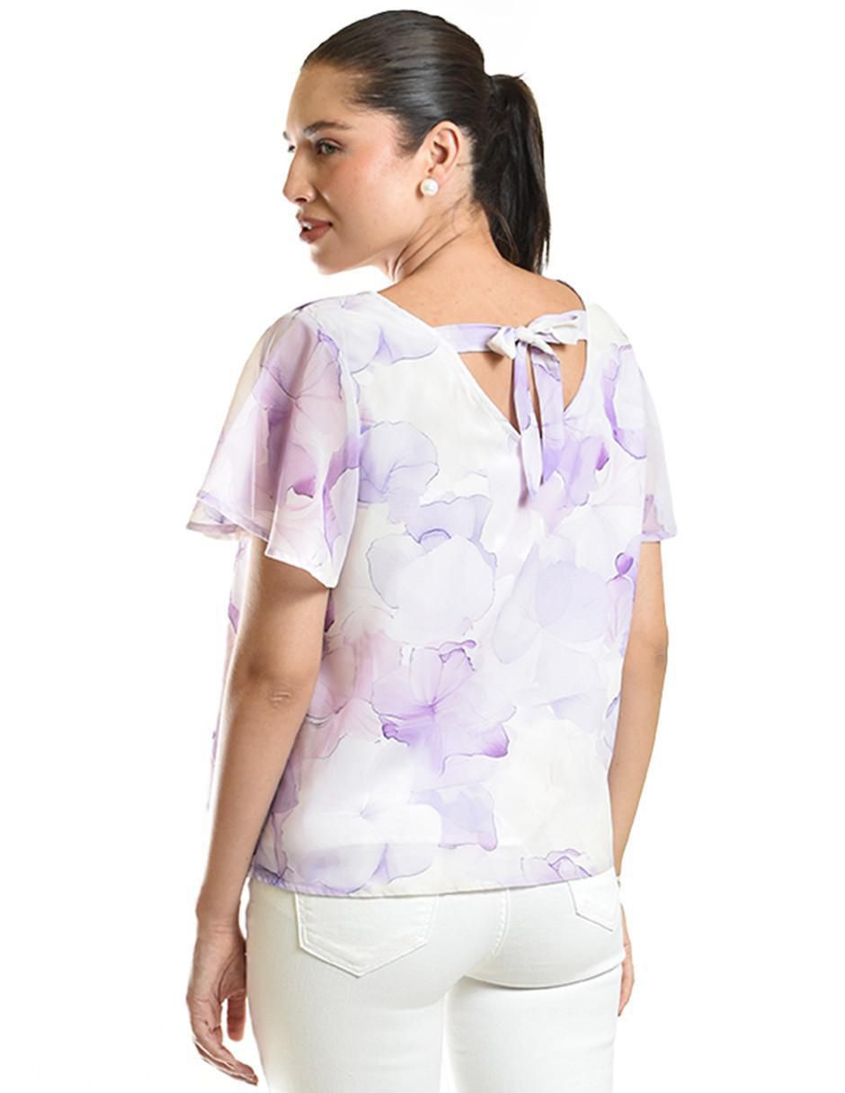 Blusa manga corta para mujer 3