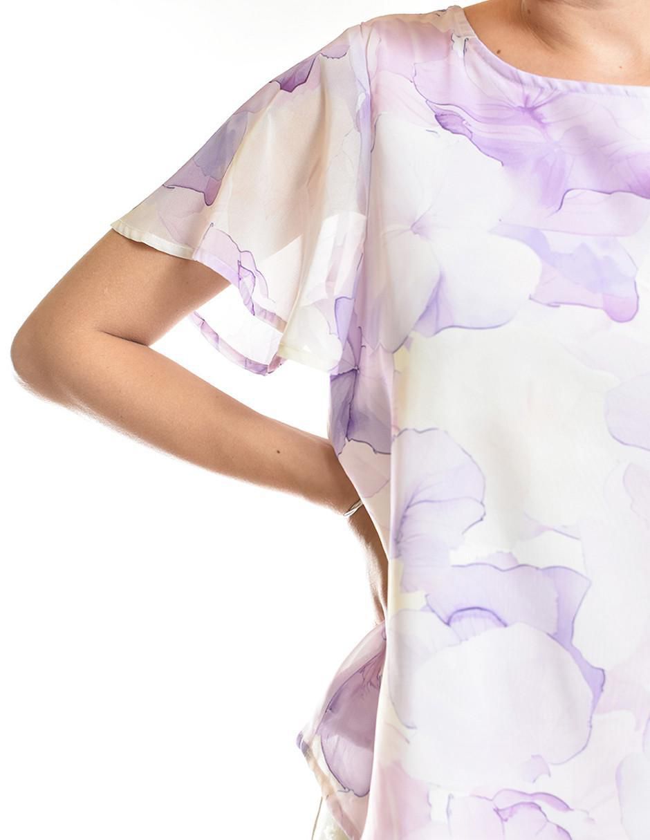 Blusa manga corta para mujer 5