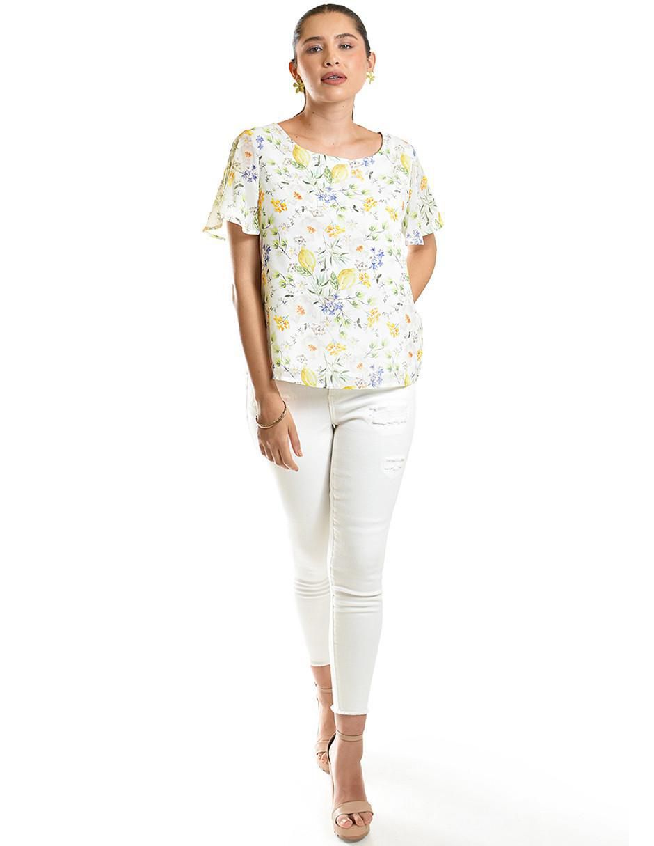 Blusa manga corta para mujer 6