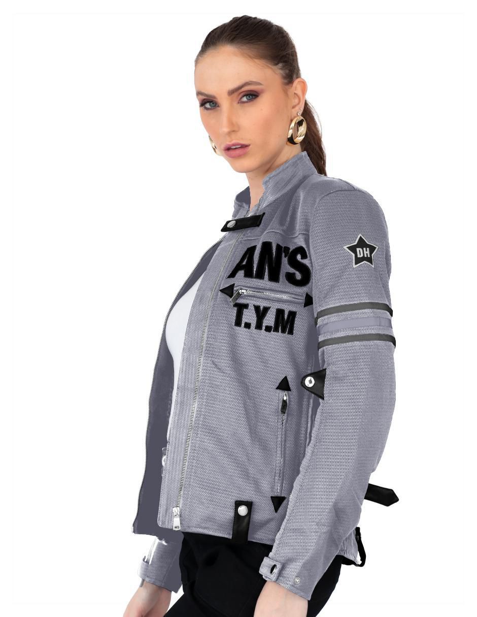 Chamarra para motociclista para mujer 2