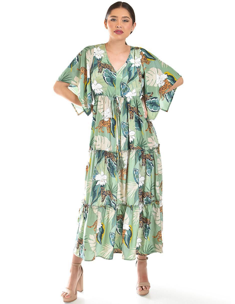 Vestido largo casual para mujer 4