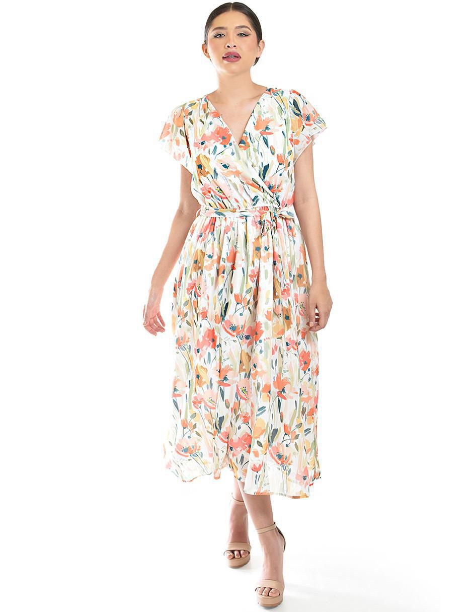 Vestido midi casual para mujer