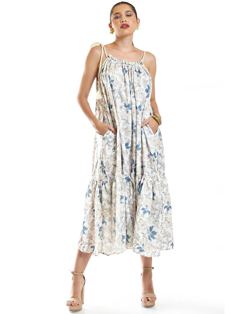 Vestido midi casual para mujer