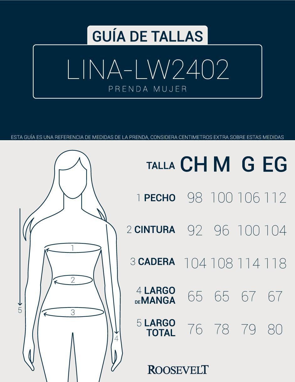 "chamarra" cazadora roosevelt no impermeable "de" poliéster "para mujer"