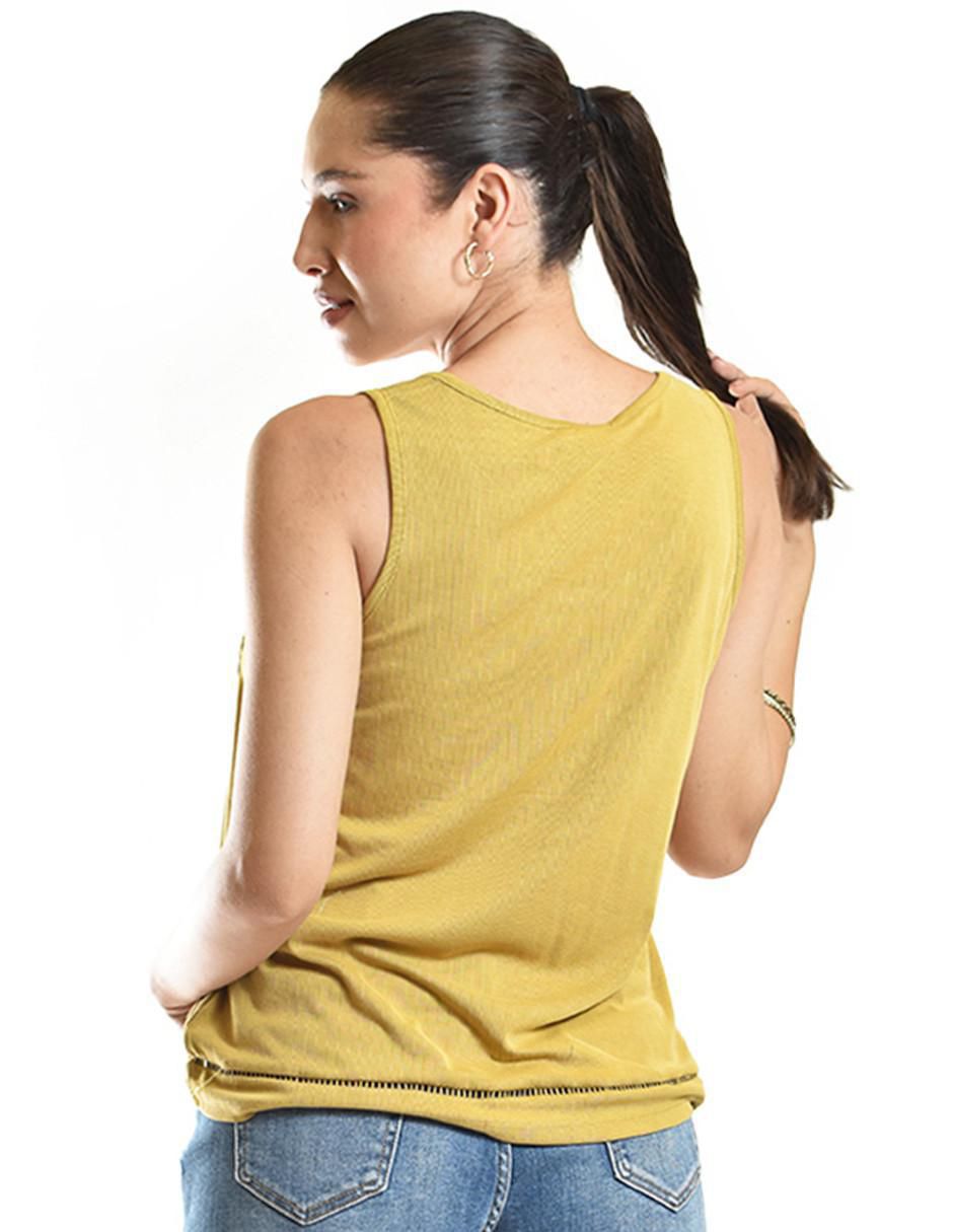 Blusa sin manga para mujer 3