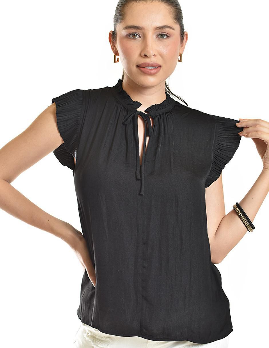 Blusa manga corta para mujer 4