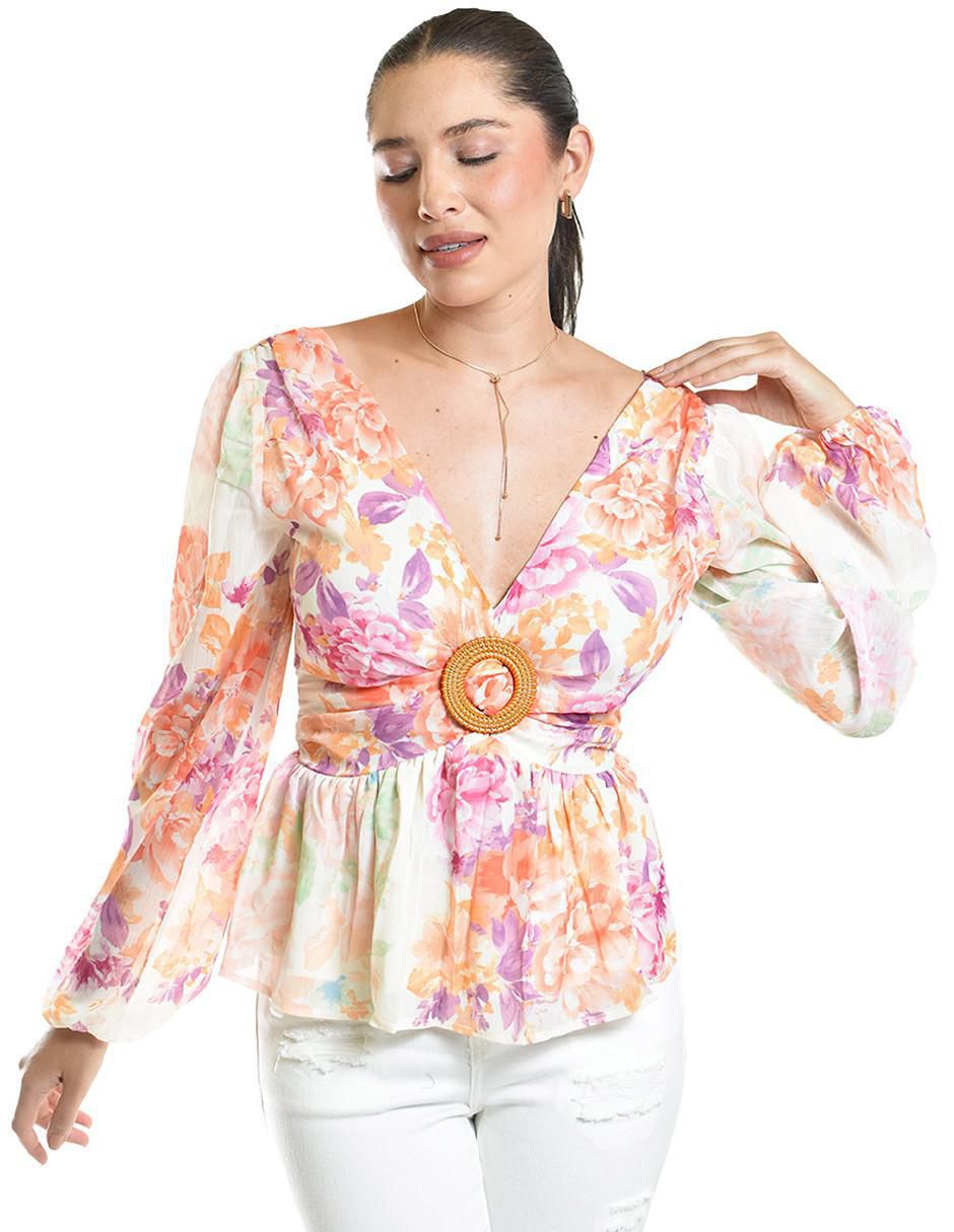 Blusa manga larga para mujer 5