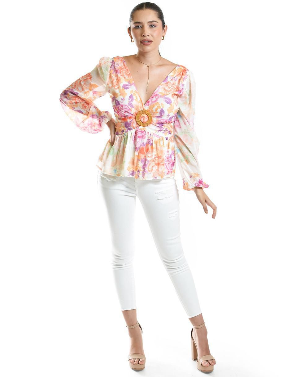 Blusa manga larga para mujer 6