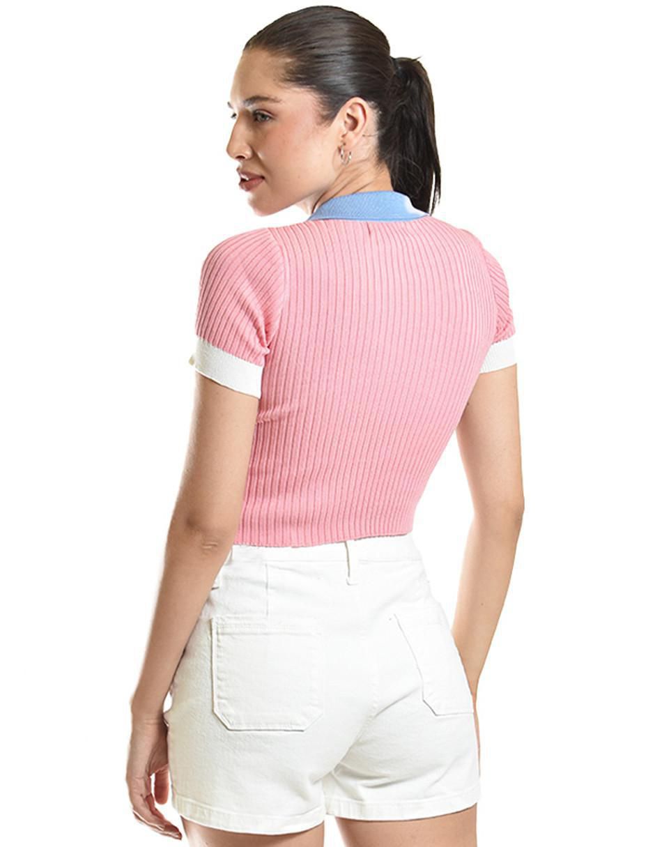 Blusa manga corta para mujer 3