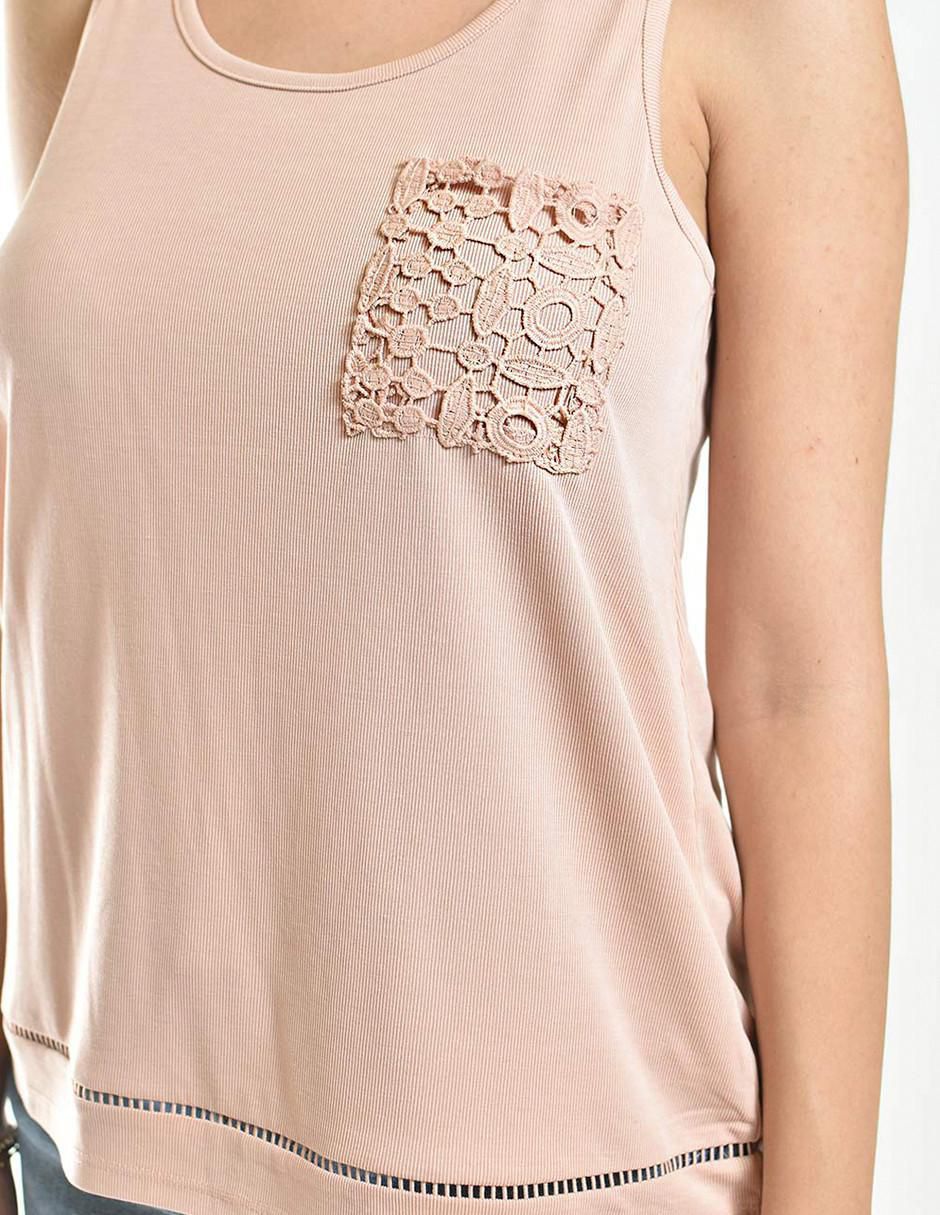 Blusa sin manga para mujer 4