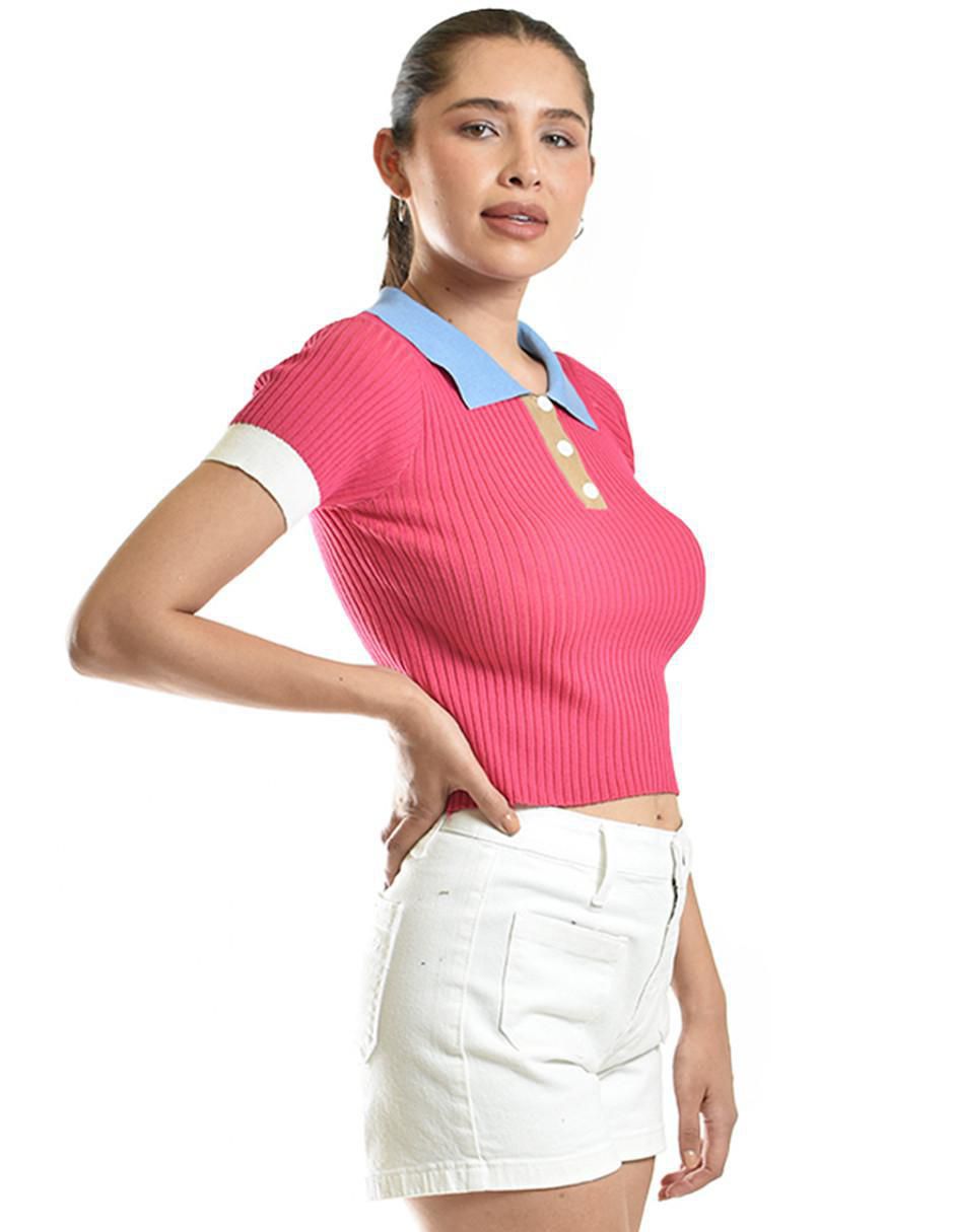 Blusa manga corta para mujer 2