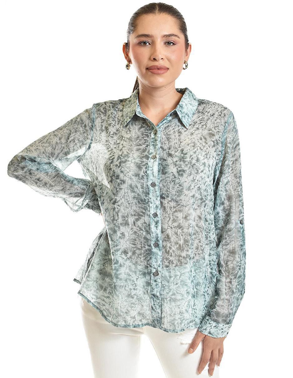 Blusa manga larga para mujer