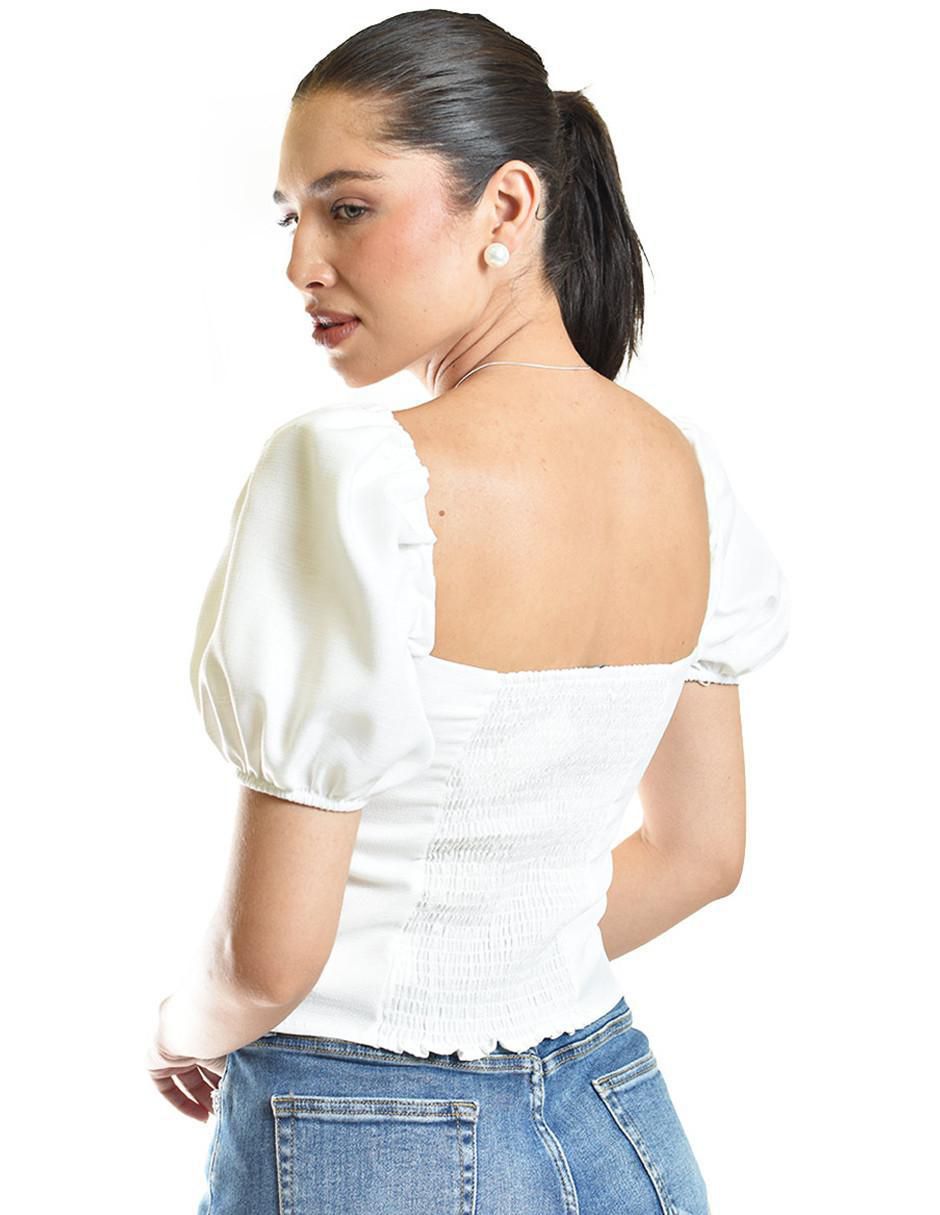 Blusa manga corta para mujer 3