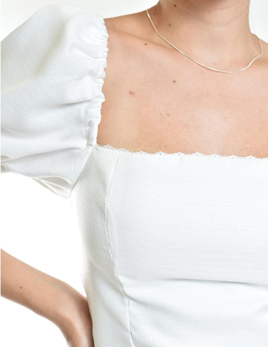 Blusa manga corta para mujer 4