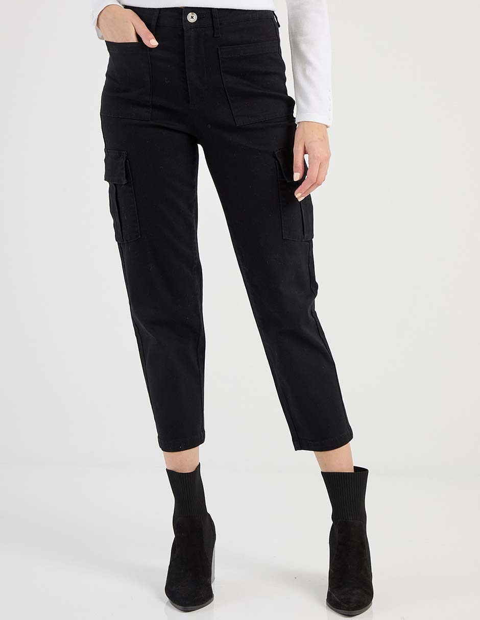 Pantalón capri skinny para mujer