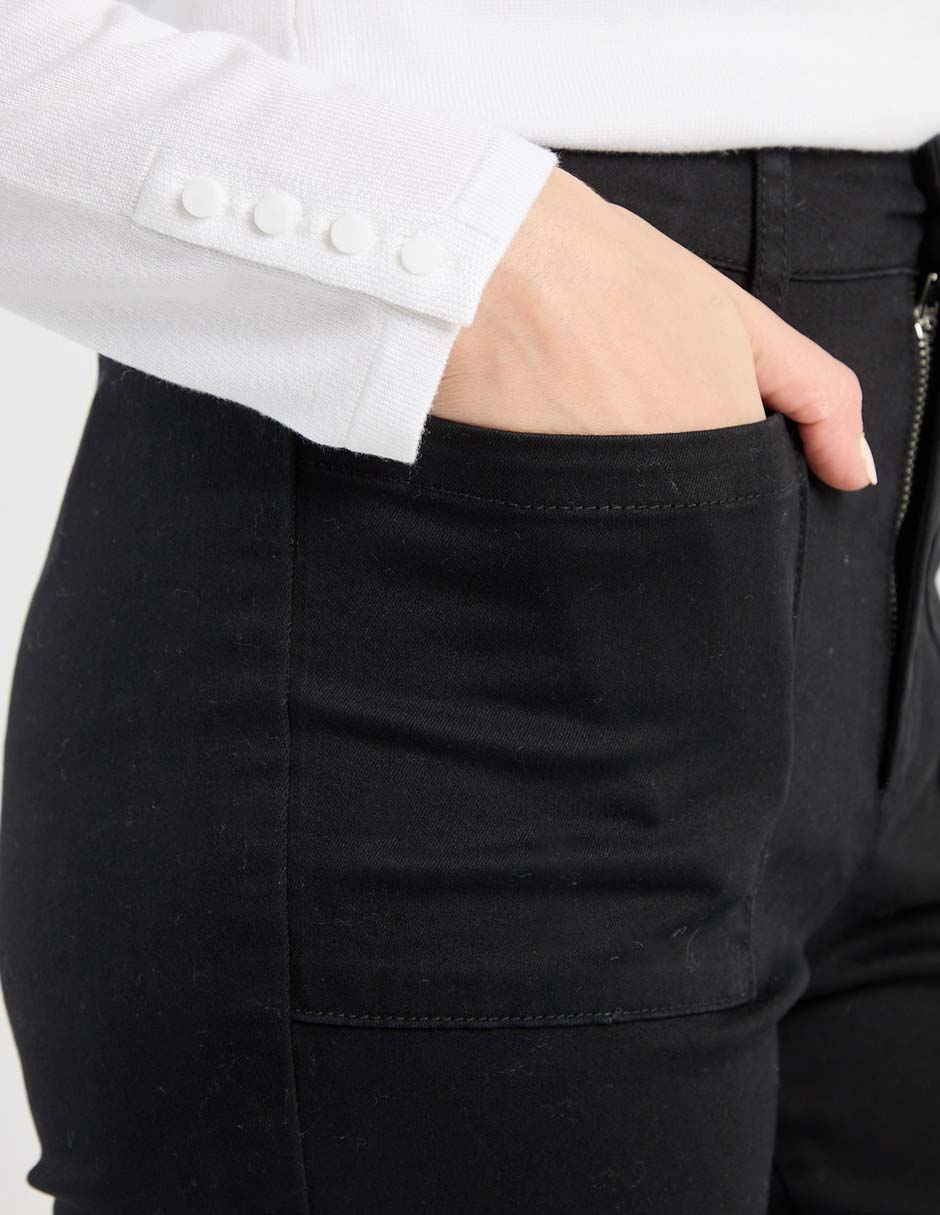 Pantalón capri skinny para mujer 4