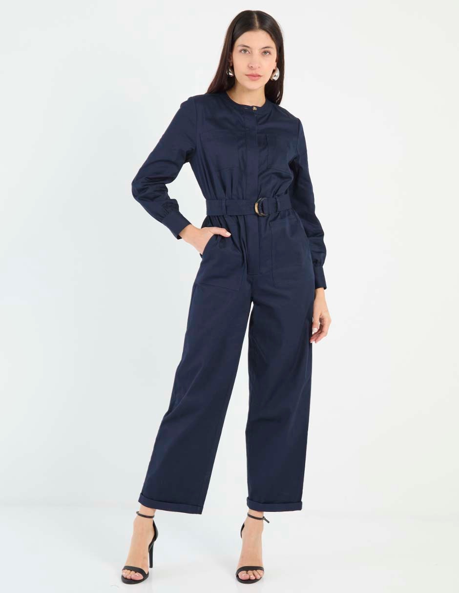 Jumpsuit Petite Studio de algodón para mujer