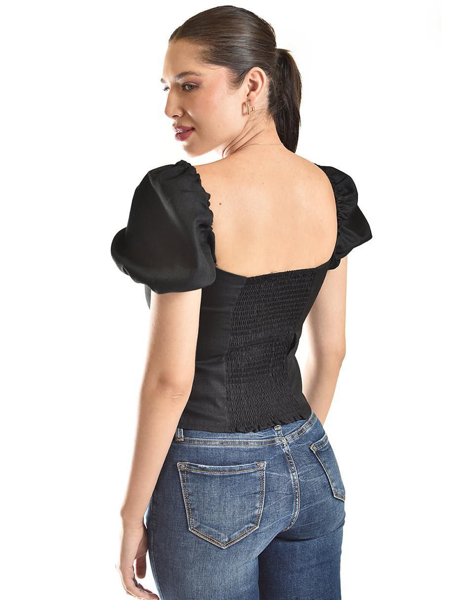 Blusa manga corta para mujer 3