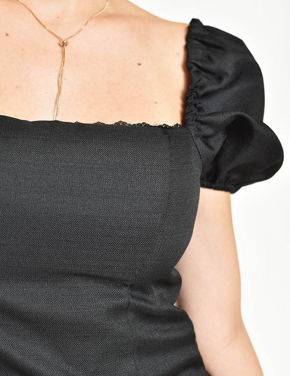 Blusa manga corta para mujer 4