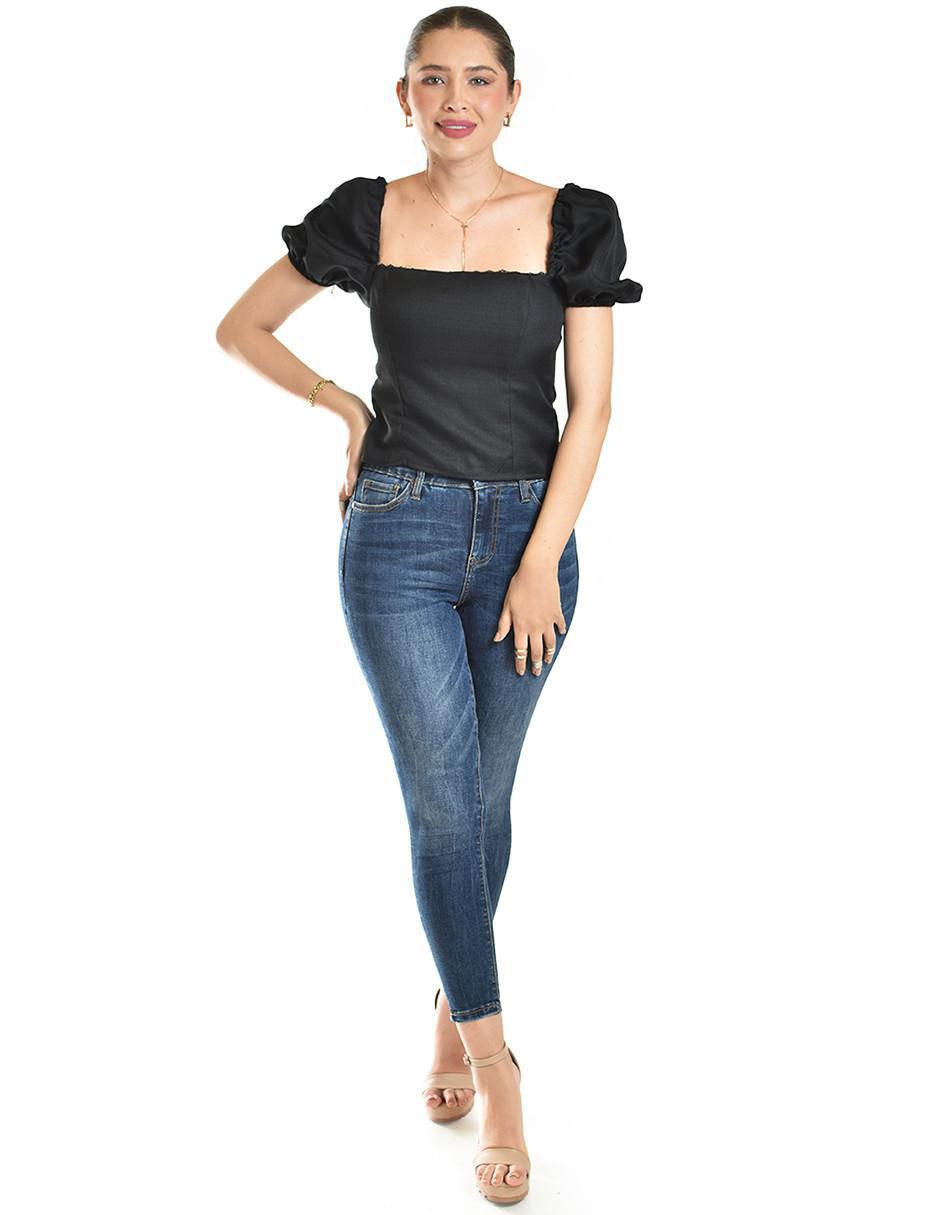 Blusa manga corta para mujer 5
