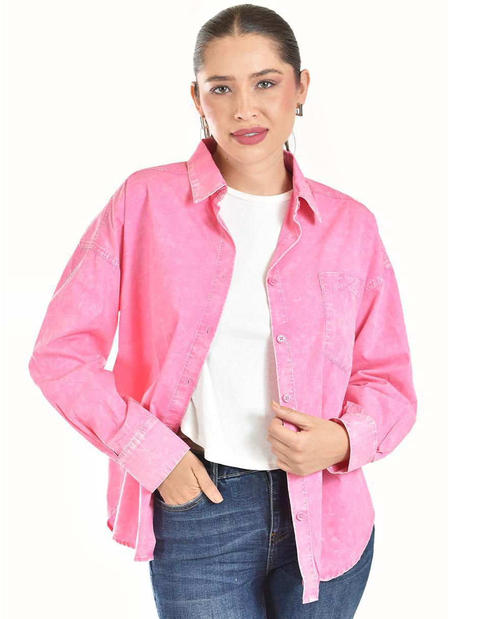Blusa manga larga para mujer