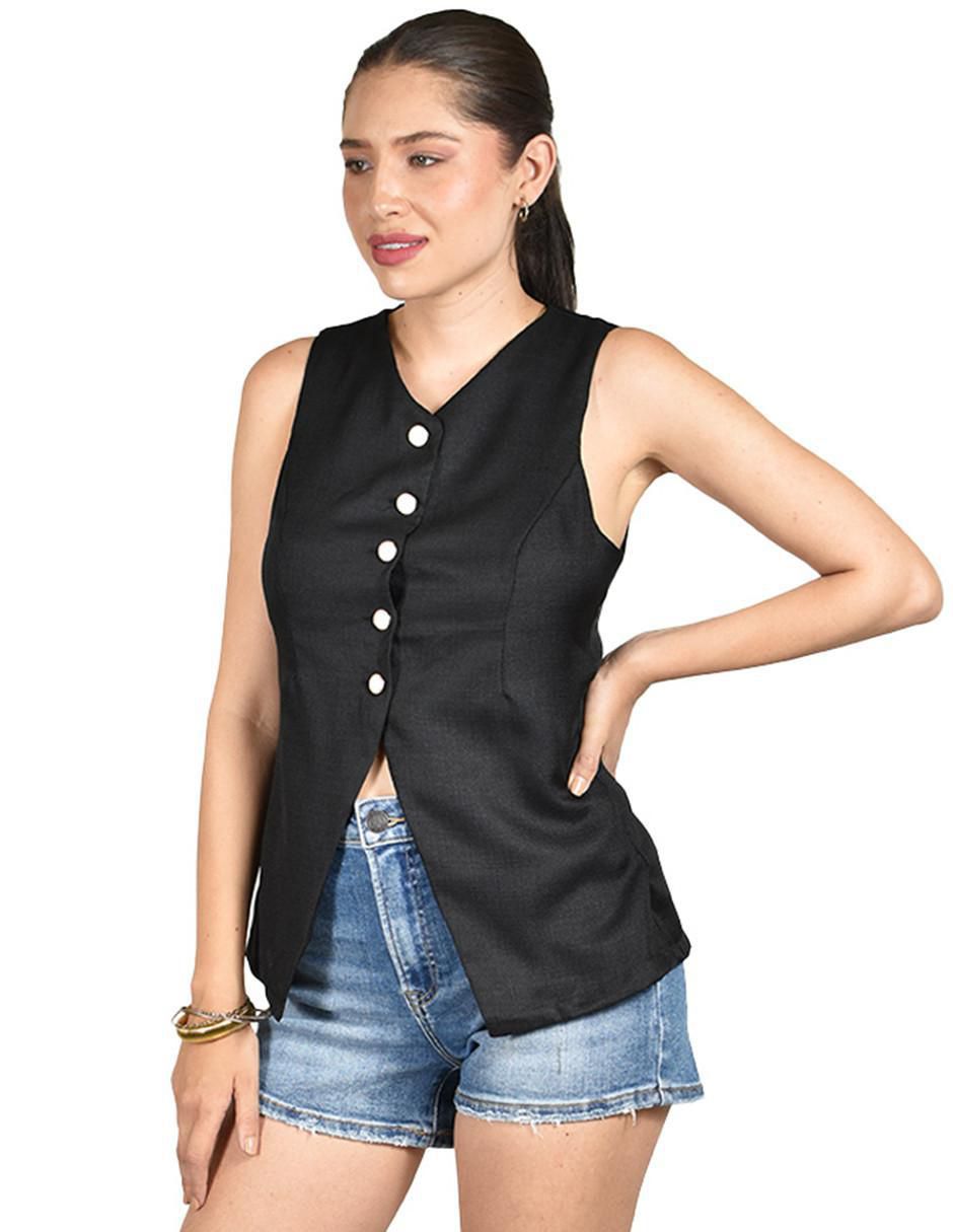 Blusa sin manga para mujer 2