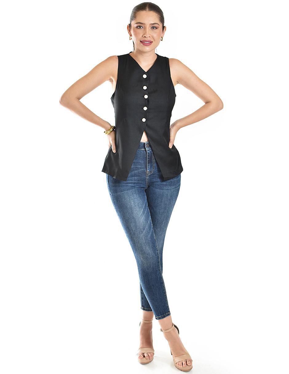 Blusa sin manga para mujer 6