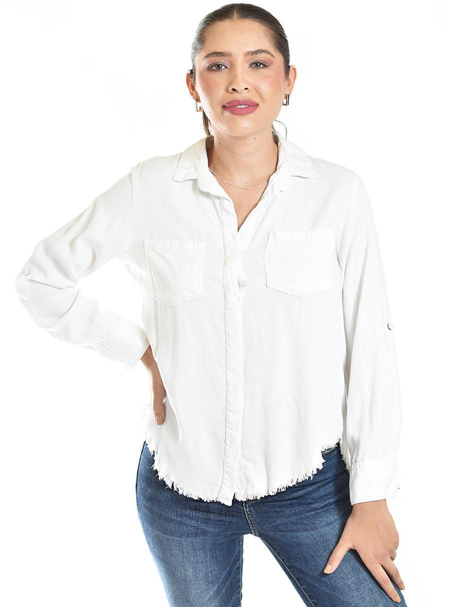 Blusa manga larga para mujer