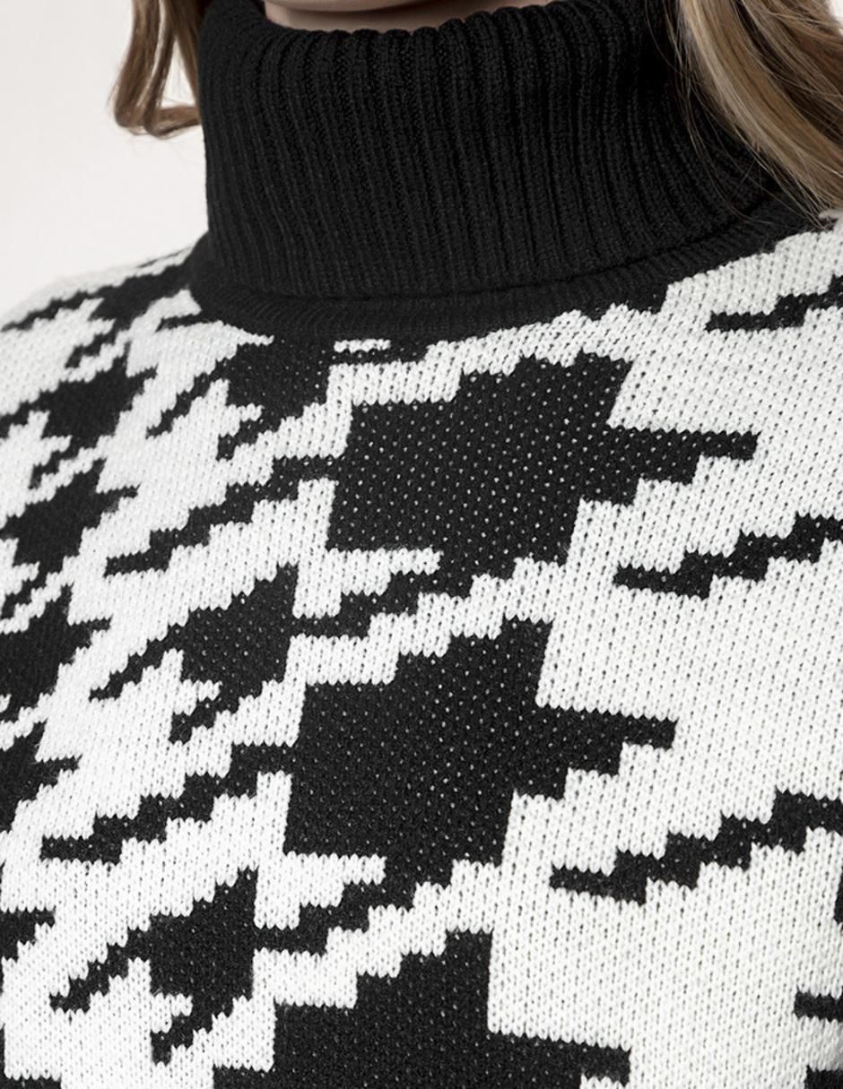 Suéter tudio cuello tortuga para mujer 3