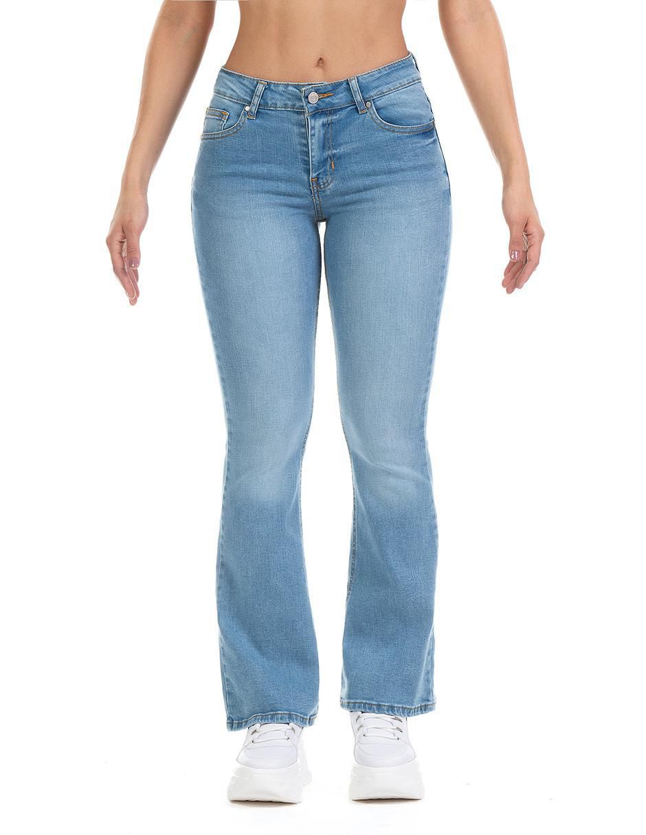 Opps Jeans Pantalones Strech Para Mujeres Mezclilla Stretch