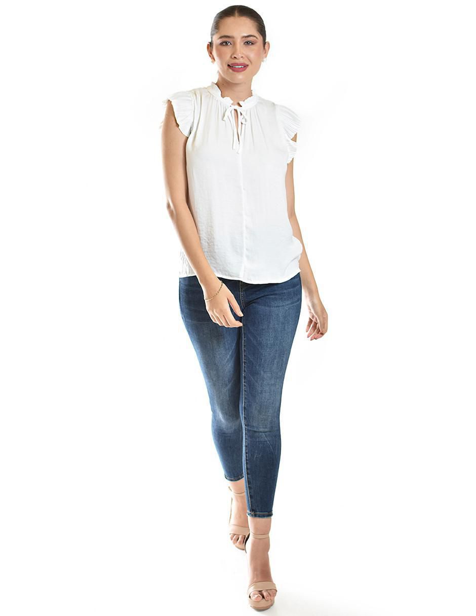 Blusa manga corta para mujer 5