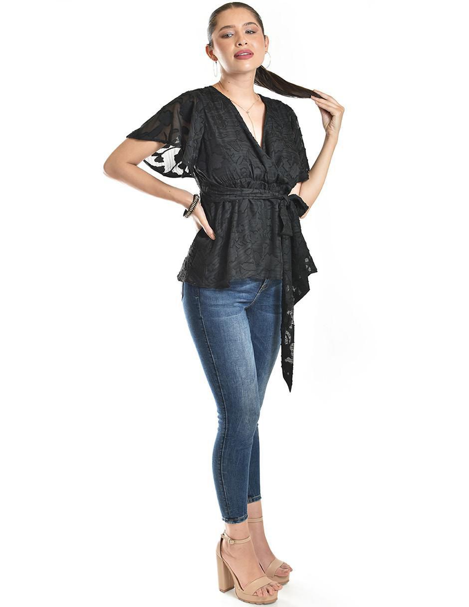 Blusa manga corta para mujer 5