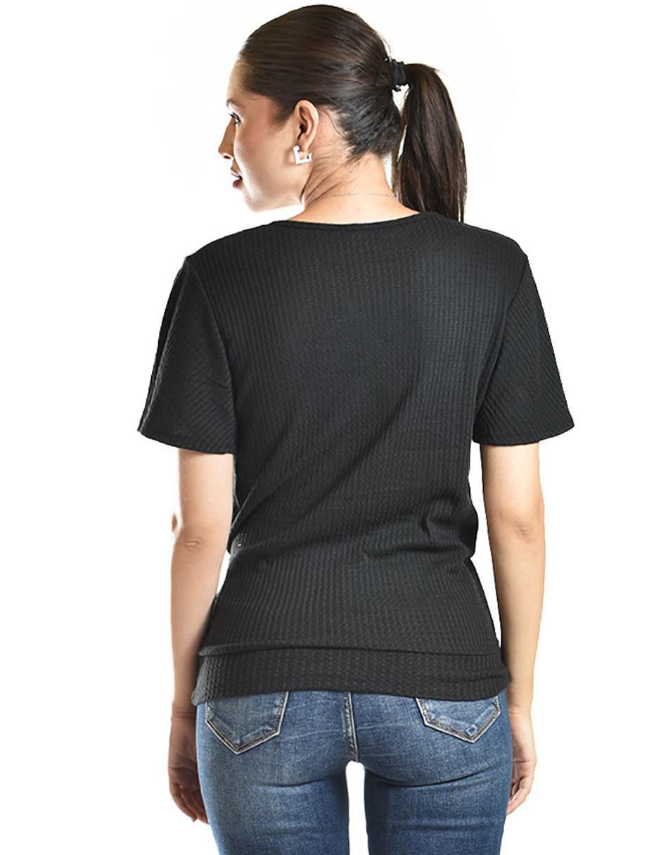 Blusa manga corta para mujer 3