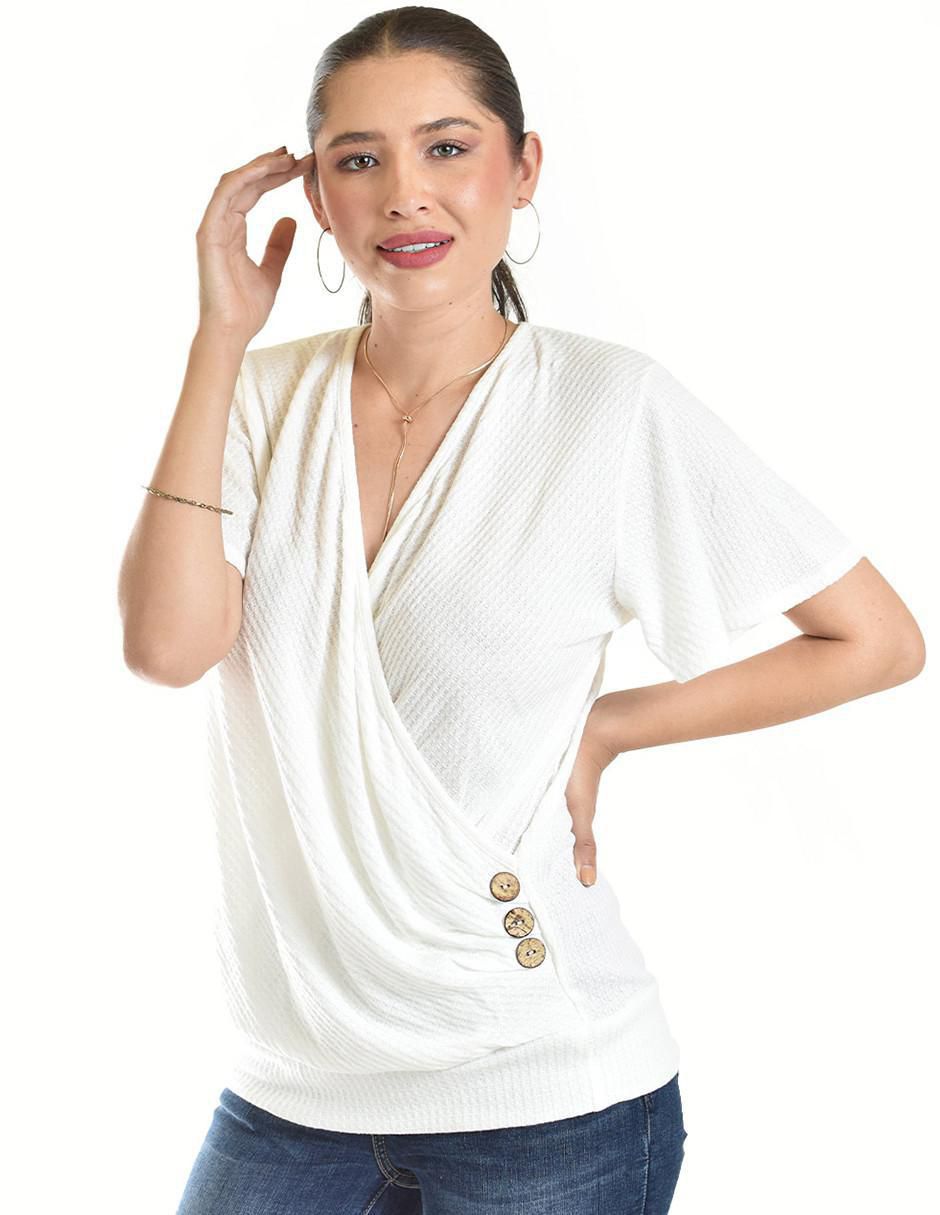 Blusa manga corta para mujer 2