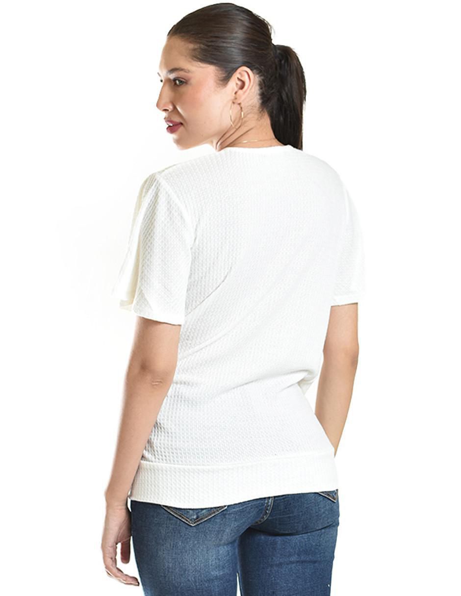 Blusa manga corta para mujer 3