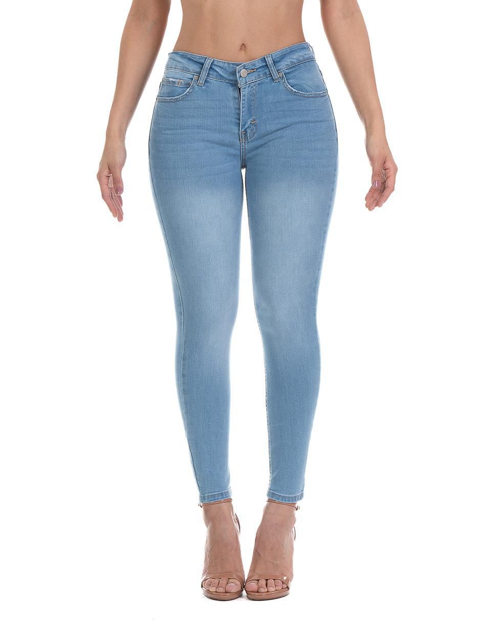 Jeans skinny Opp´s Jeans 101106-00148 corte cintura alta para