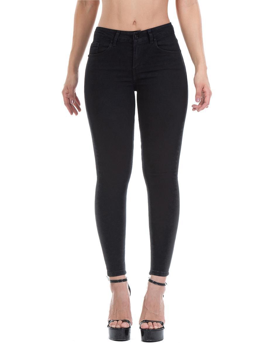 Jeans skinny 101106-10036 corte cintura alta para mujer