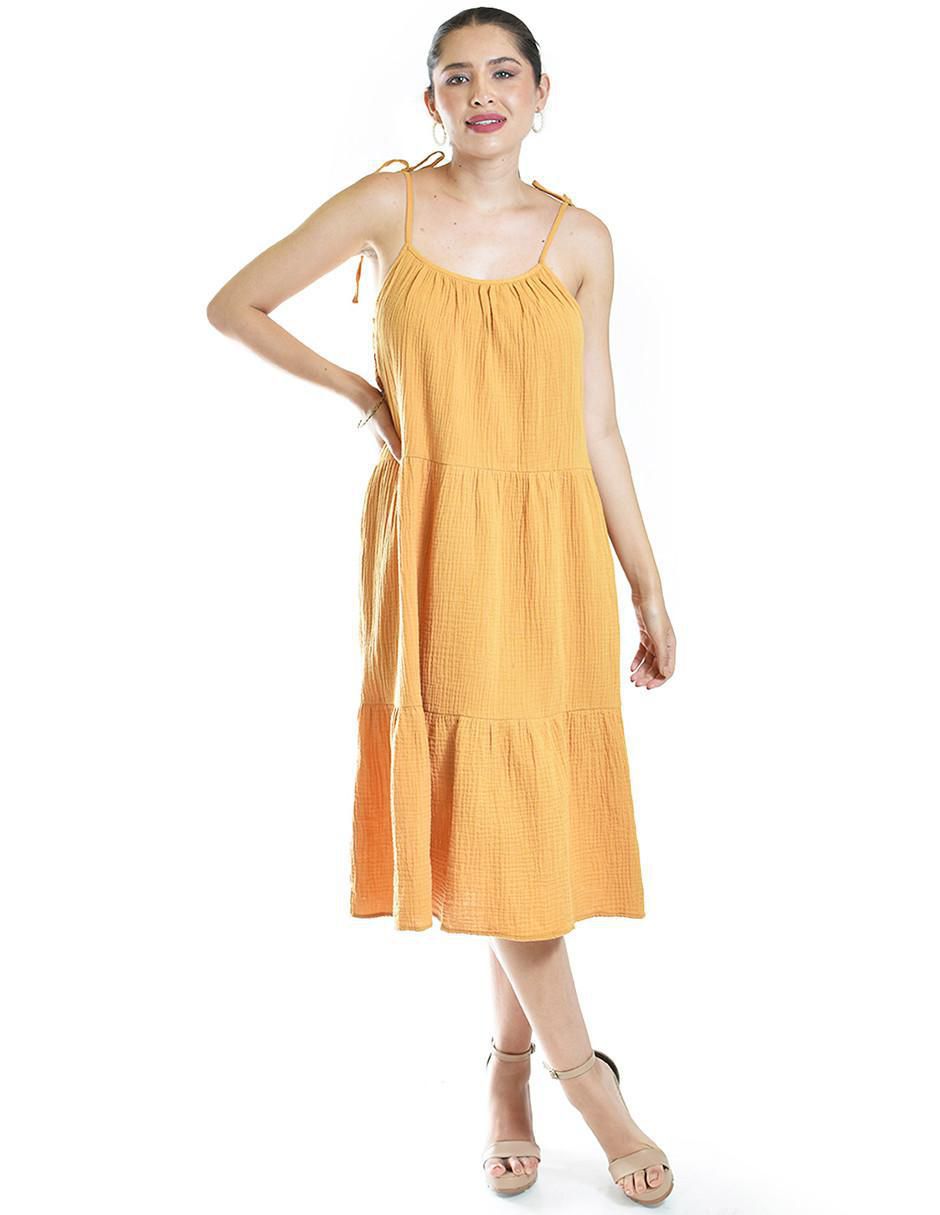 Vestido midi casual para mujer