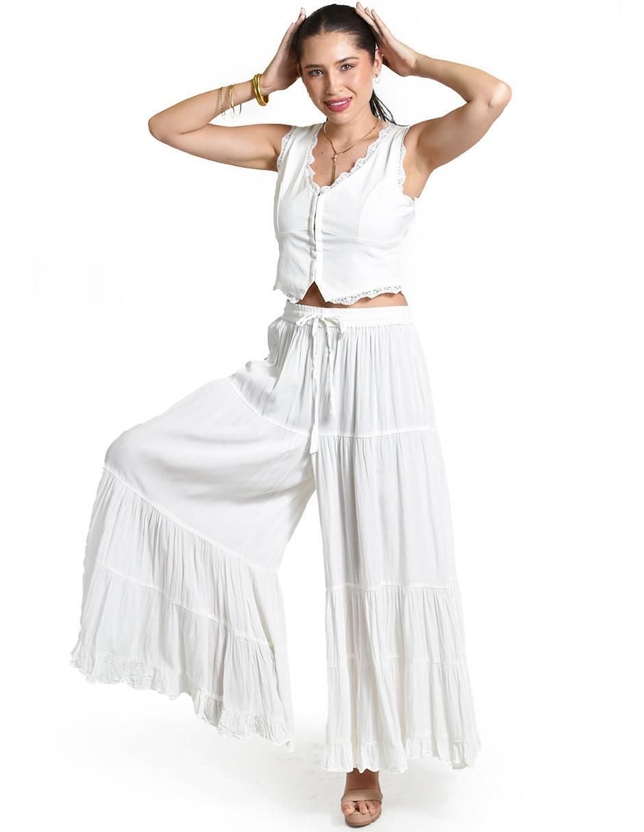 Pantalón relaxed amplio para mujer 5