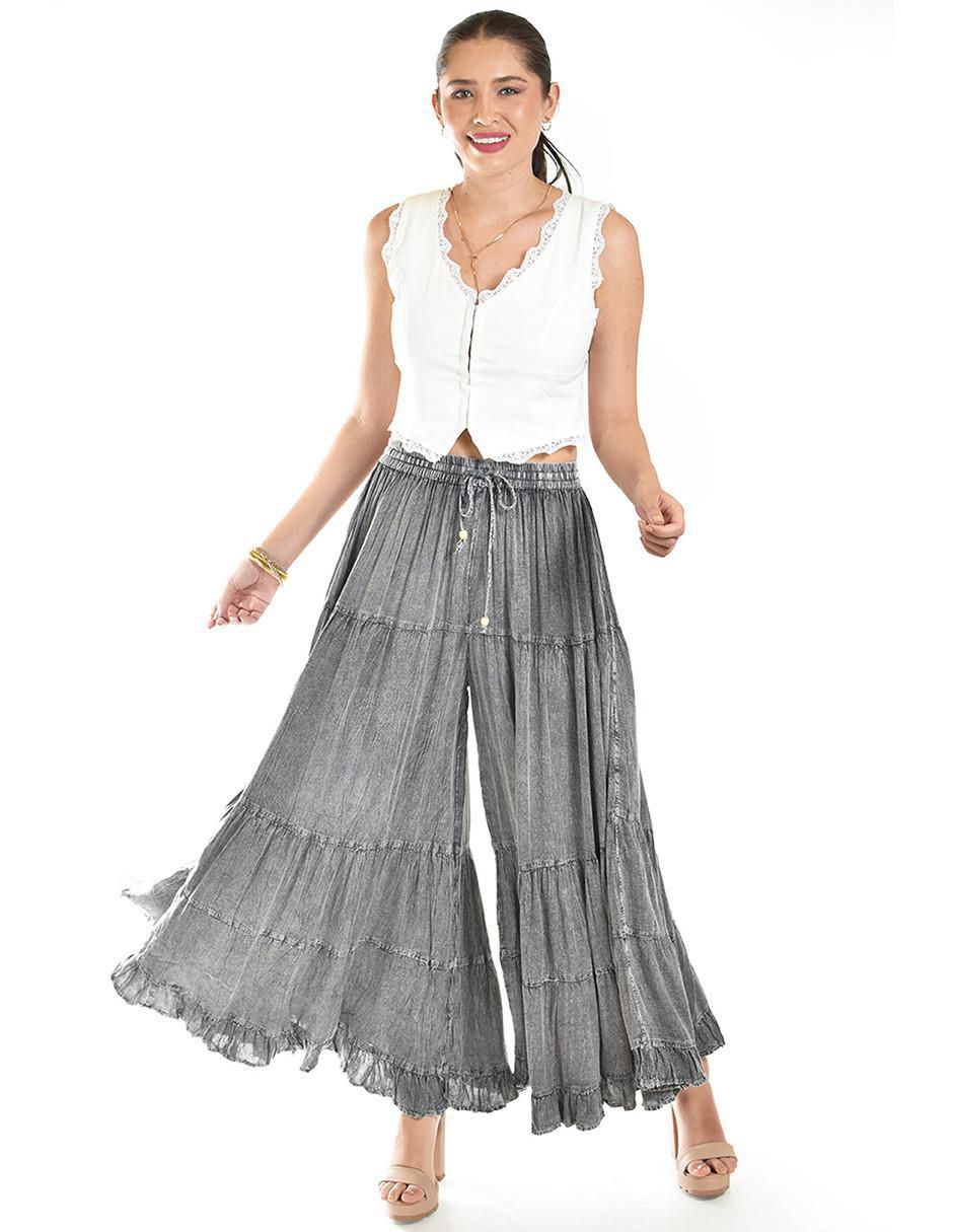 Pantalón relaxed amplio para mujer 5