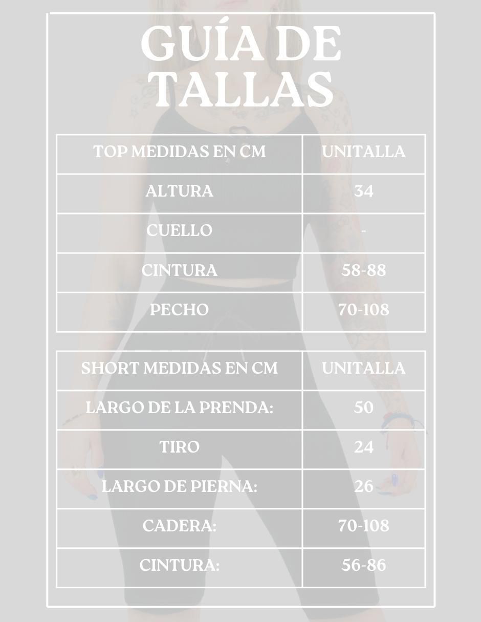 Conjunto entrenamiento Horts para mujer 2 piezas 8