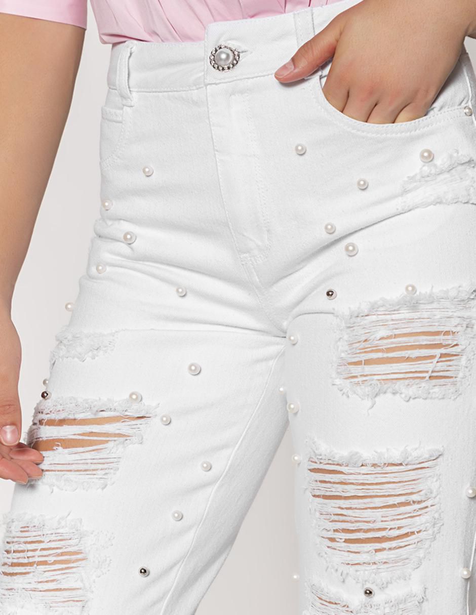 Jeans capri slim para mujer 3