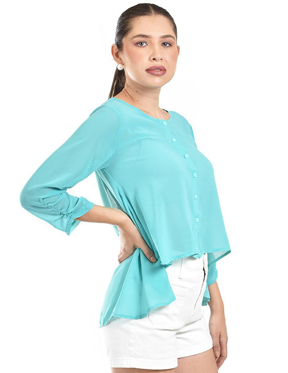 Blusa manga 3/4 para mujer 2