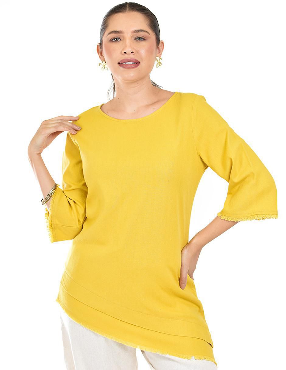 Blusa manga 3/4 para mujer Blusa manga 3/4 para mujer