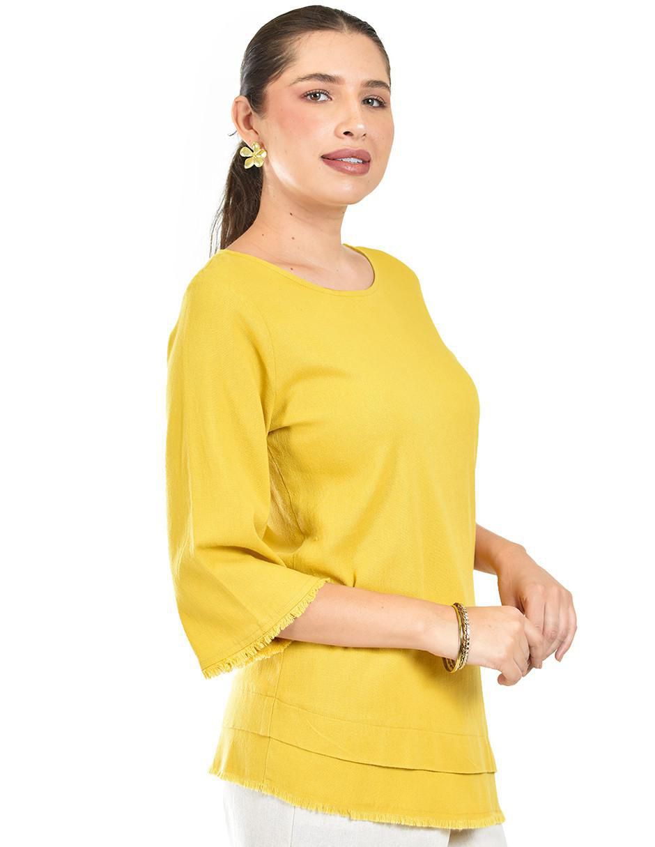 Blusa manga 3/4 para mujer 2
