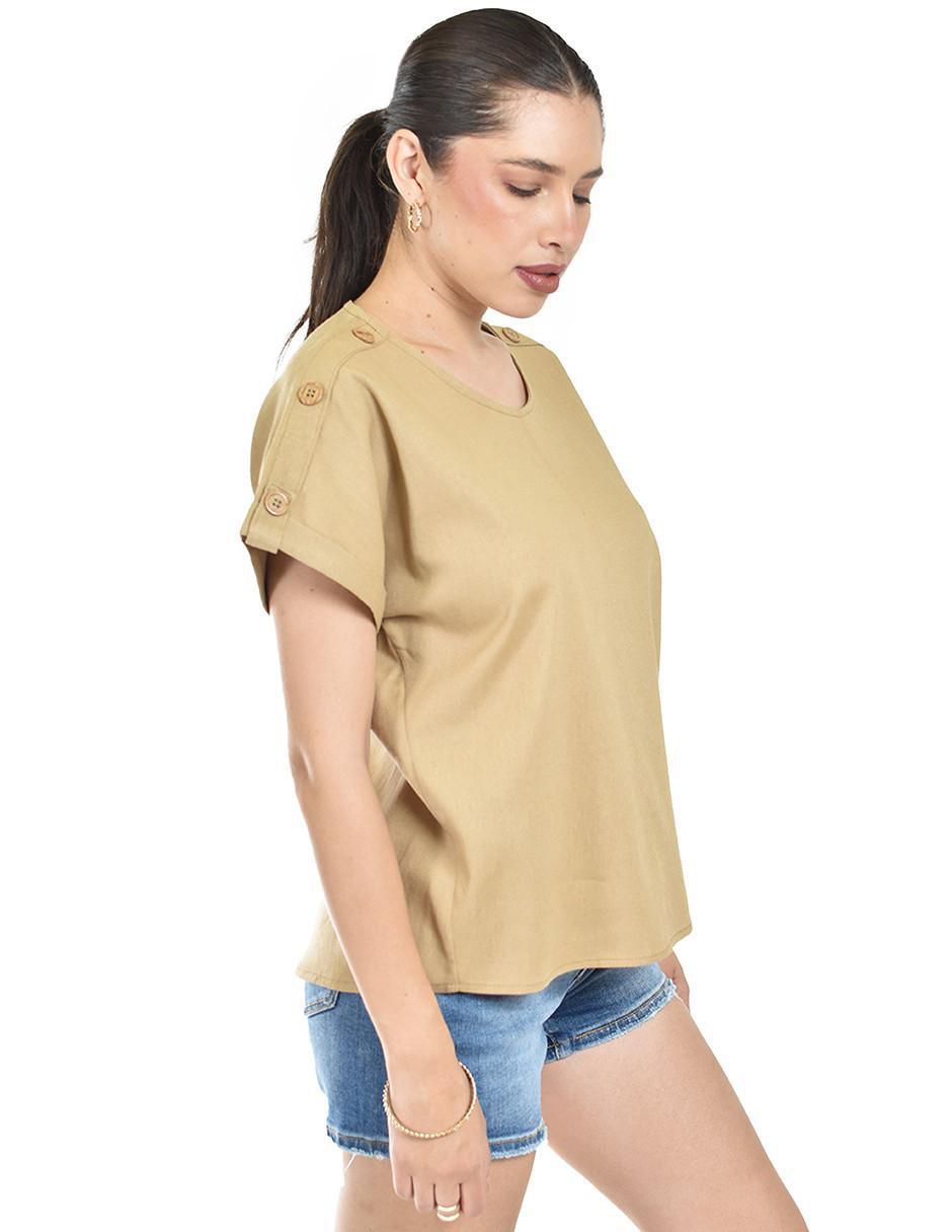Blusa manga corta para mujer 2