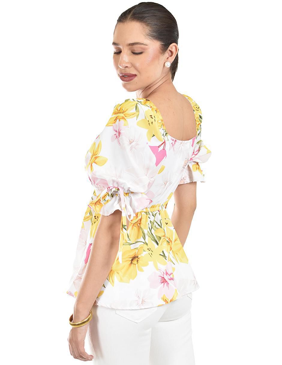Blusa manga corta para mujer 3