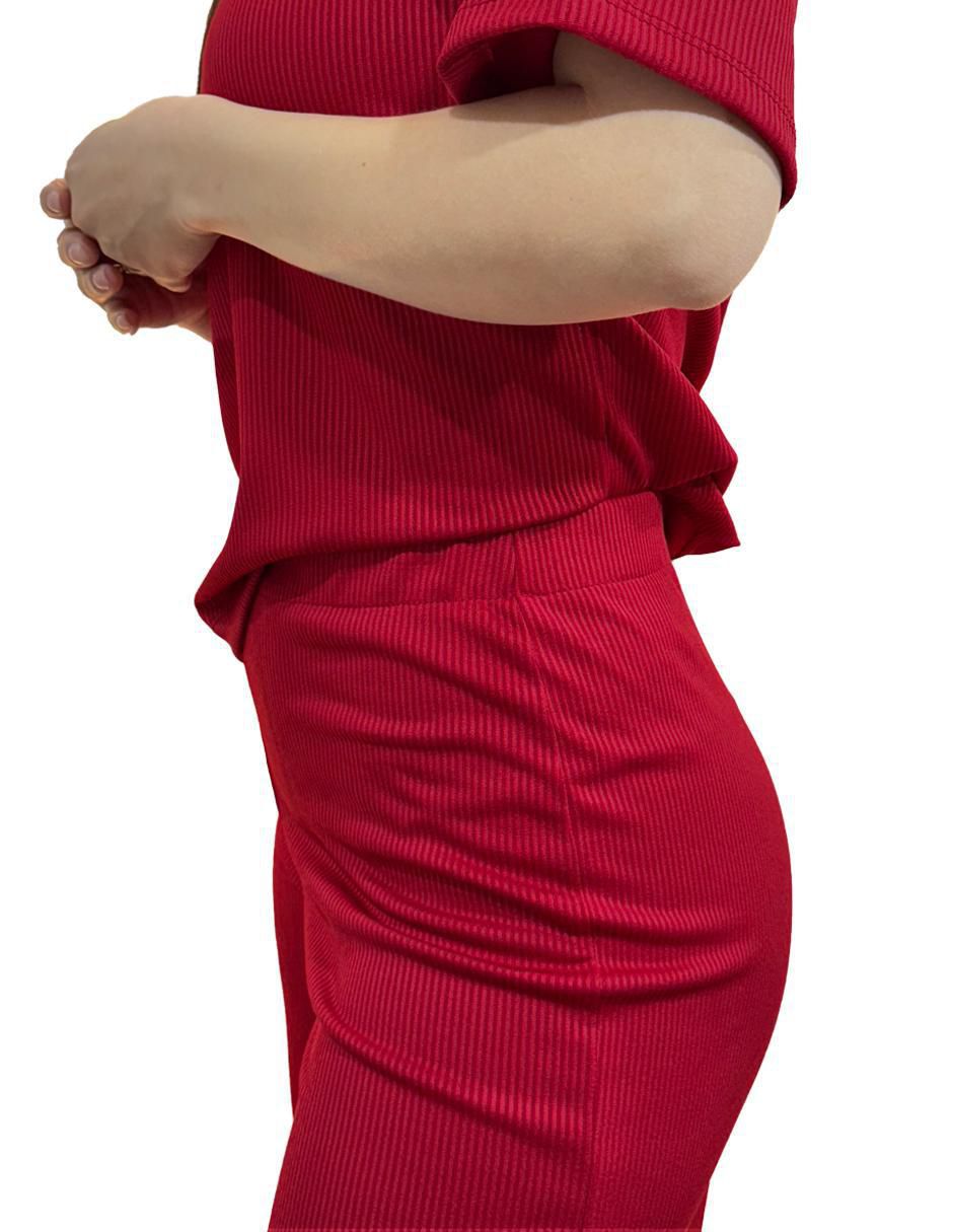 Conjunto casual yaretni moda sin falilia ni coleccion "de" algodón, poliéster y elastano "para" mujer 2 piezas