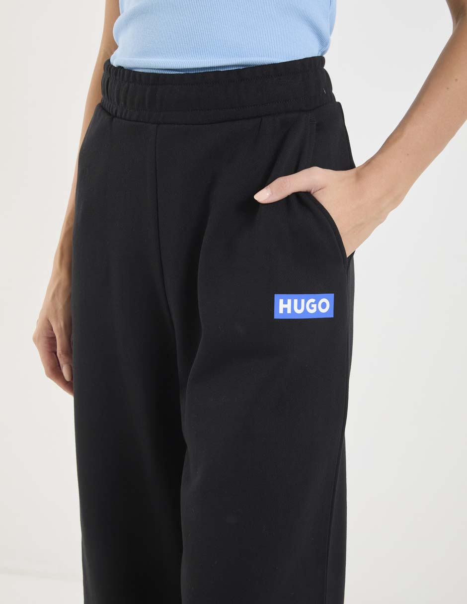 Pants regular con elástico para mujer 4